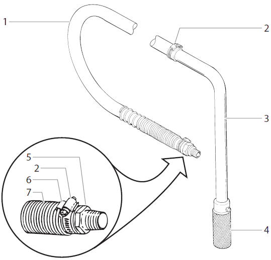 PowrTwin 4900 Siphon Hose Assembly Parts